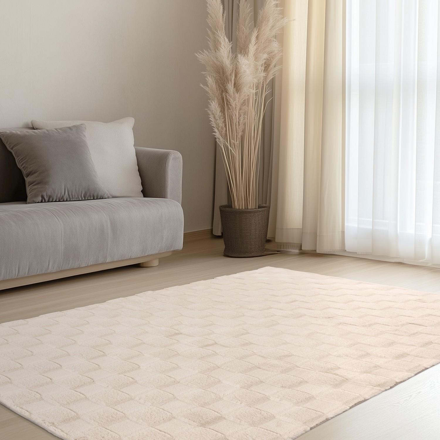 80 x 150 cm / Beige - Billede 3