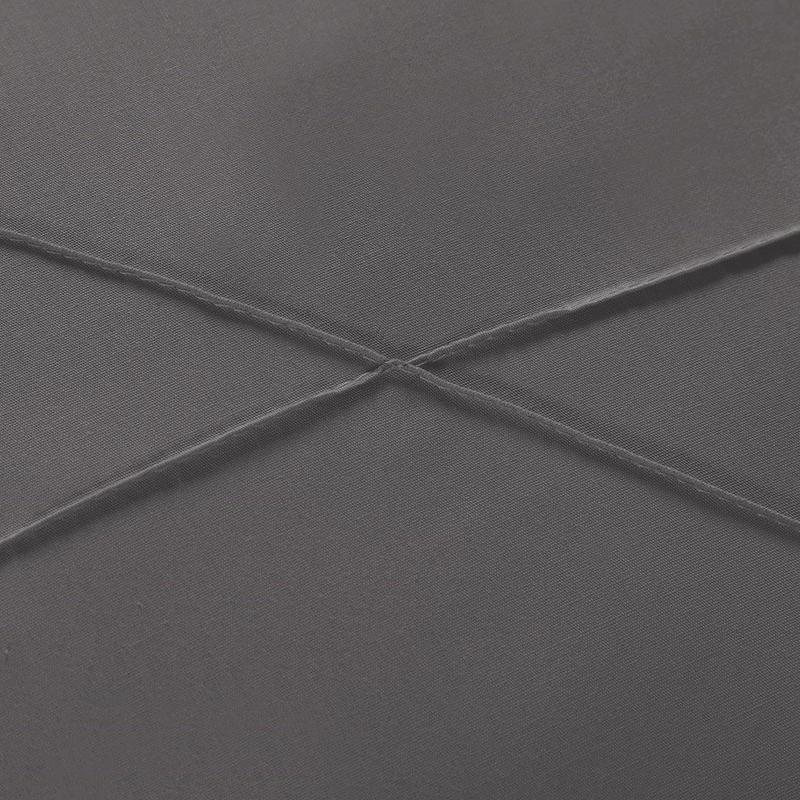 Dynebetræk: 135x135 cm - Pudebetræk: 80x80 cm / Grå - Billede 4