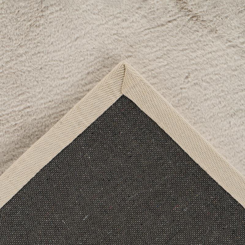 Rund / Creme / 120x120 cm - Billede 5