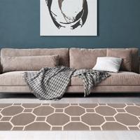 Løber / Taupe / Elfenben / 80x300 cm thumbnail